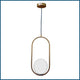LNRX-P2000 GOLD METAL+GLASS DROPLIGHT D200*H400