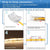 LED STRIP CRYSTAL POWER CABLE AND CONNECTOR